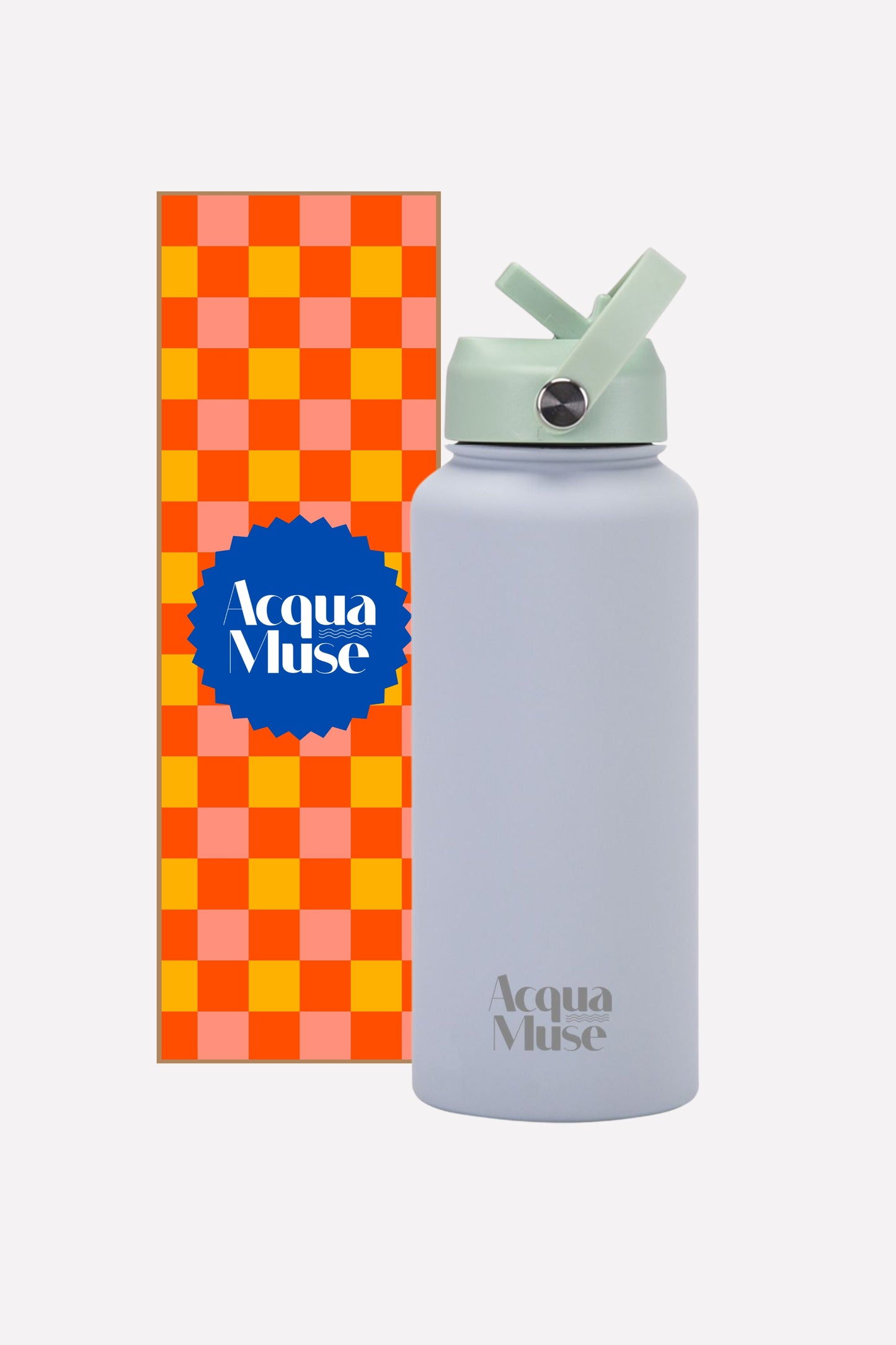 Acqua 1L Bottle (Cloud/Mint)