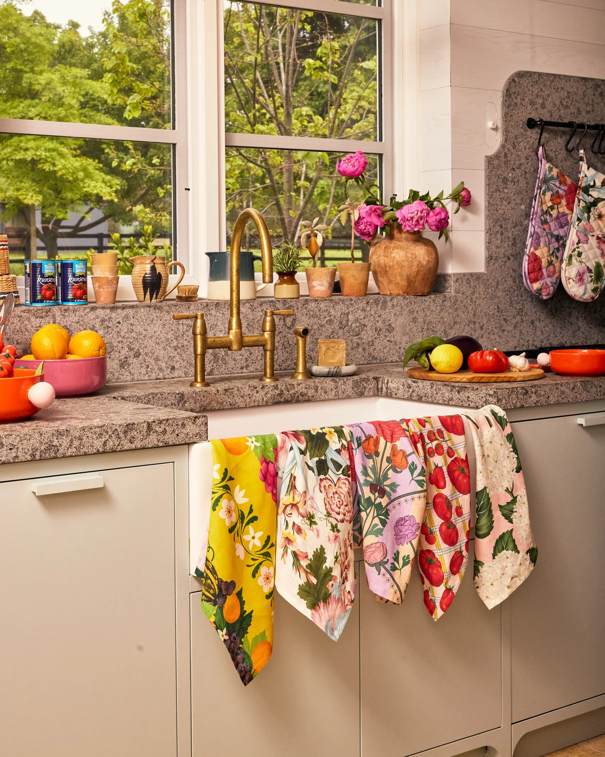 Garden of Plenty Tea Towel