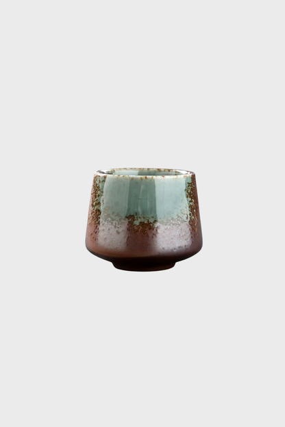 200ml Porcelain Cup (Aqua Brn)