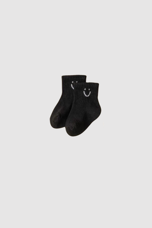 Baby Smile Socks (Black)