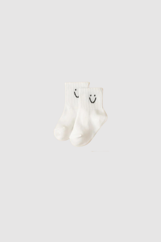 Baby Smile Socks (White)