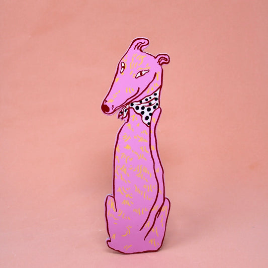 Dog Tails Bookmark (Hot Pink)