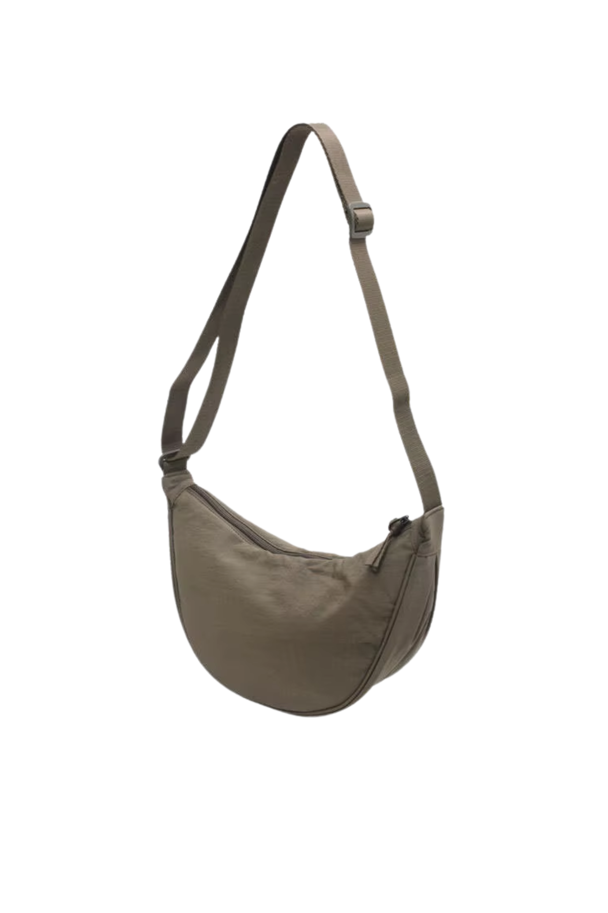 Mavis Crescent Nylon Bag (Army)