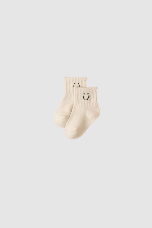 Baby Smile Socks (Cream)