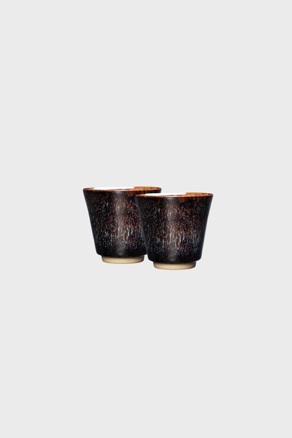 Espresso Cups - Set of 2 (Brn Blue)