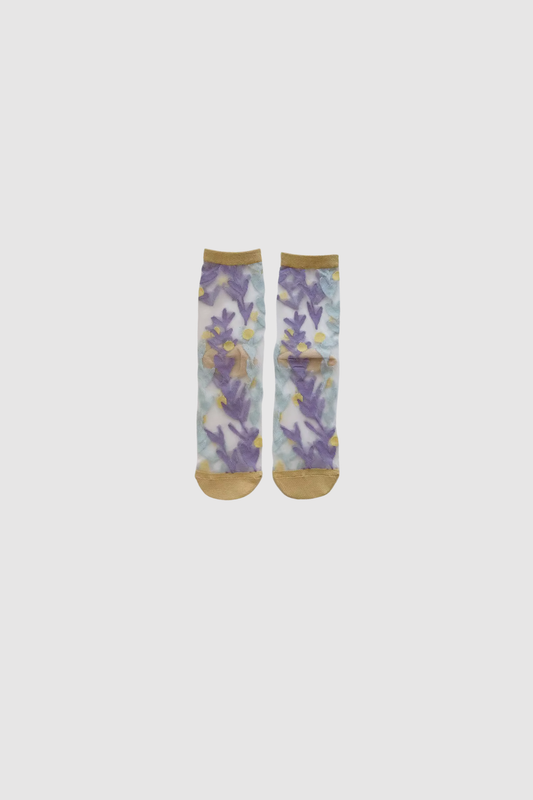 Pattern Sheer Socks (3)