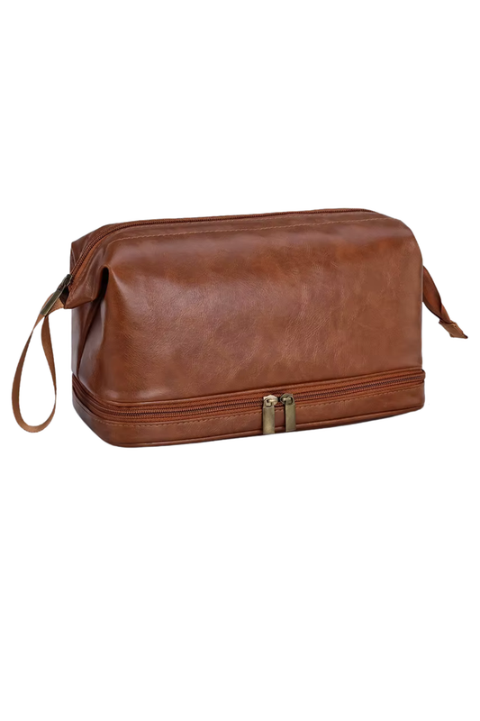 Robert Toiletry Bag (Tan)