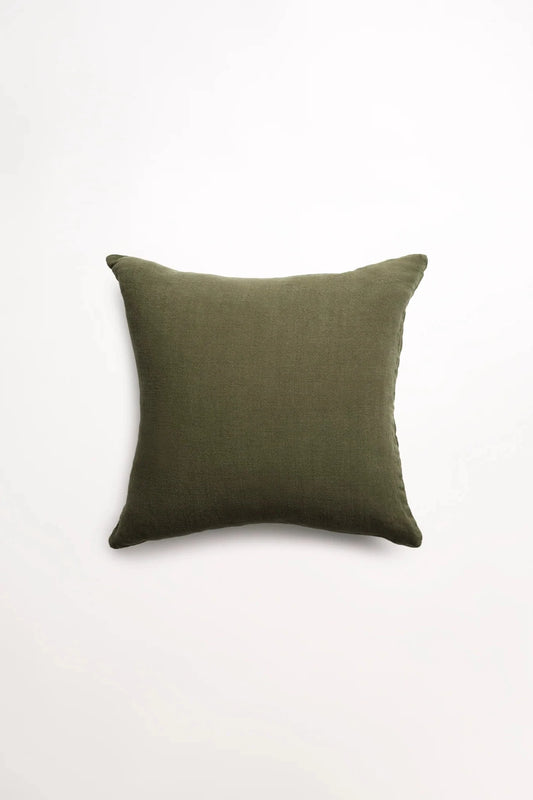 Essential Linen Cushion (Khaki)