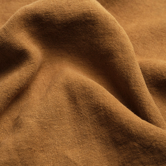 Essential Linen Cushion (Ochre)