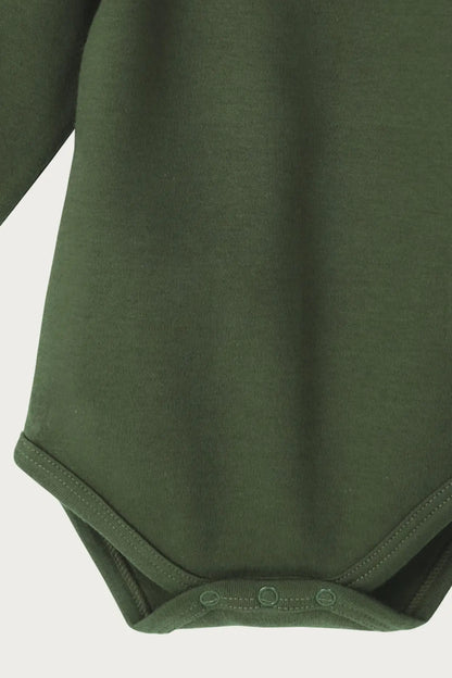 Long Sleeve Bodysuit (Moss)