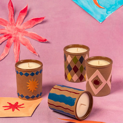 Star Vessel Candle (Peony Tuberose)