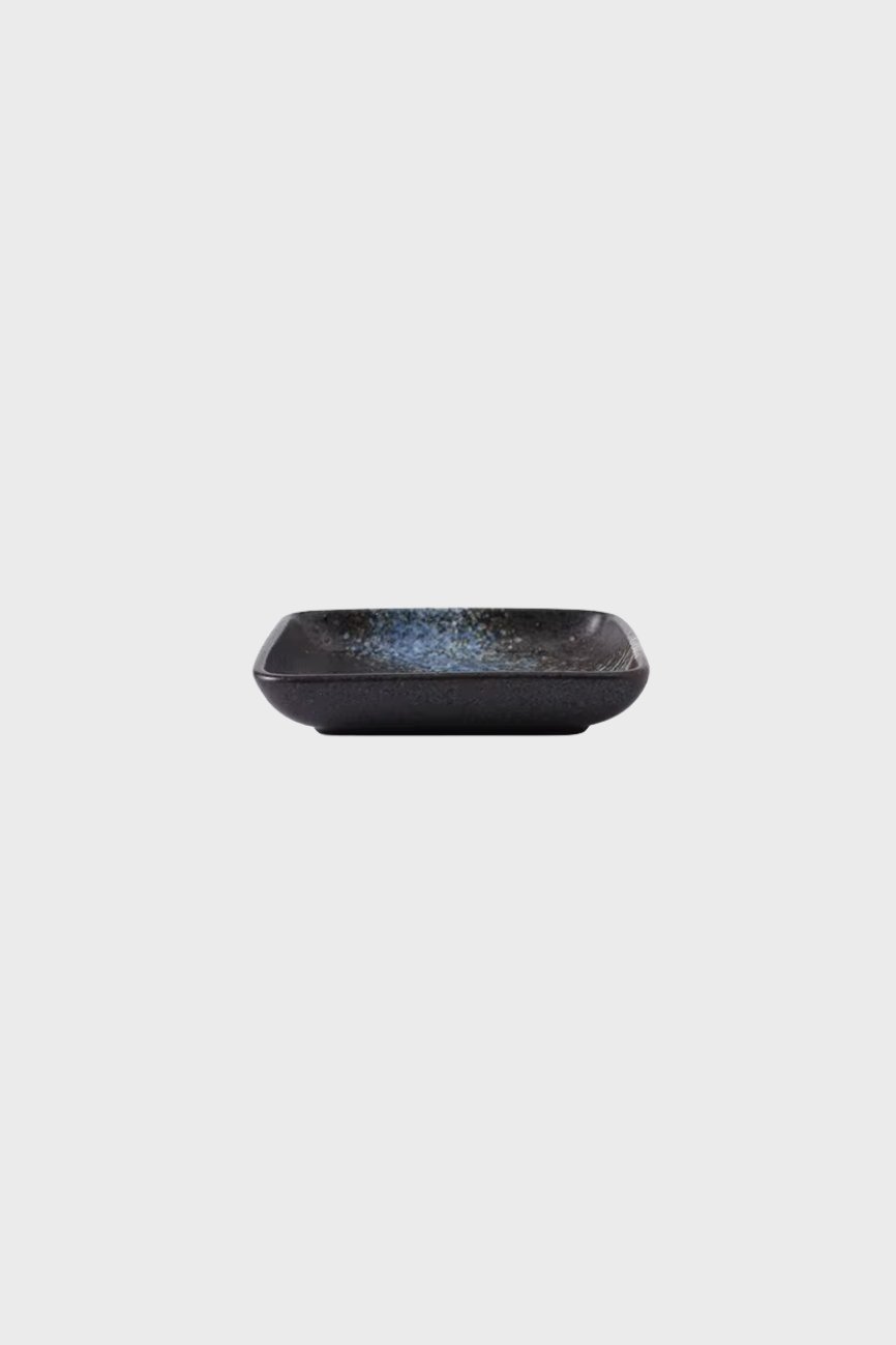 Square Ceramic Dish (Blk Blu)