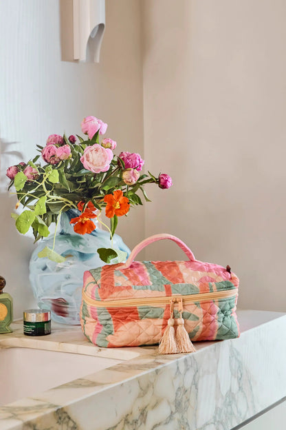 Sun Soaked Quilted Toiletry Case