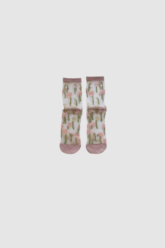 Pattern Sheer Socks (1)