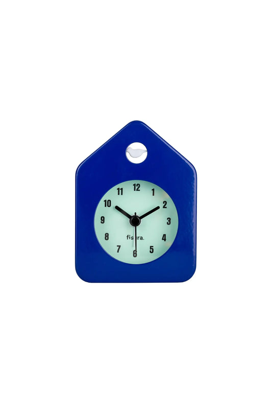 Mini House Alarm Clock (Blue)