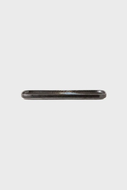 Large Rectangle Ceramic Dish (Blk Blu)
