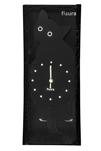 Cat Clock (Black)