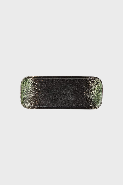 Large Rectangle Ceramic Dish (Blk Grn)