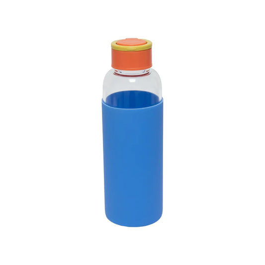 Glass Water Bottle (Blue)