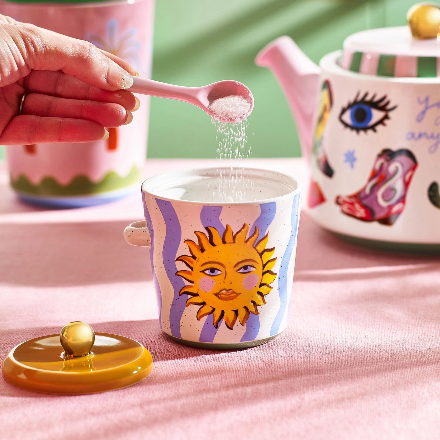 Electric Coast Sun Sugar + Spoon Set