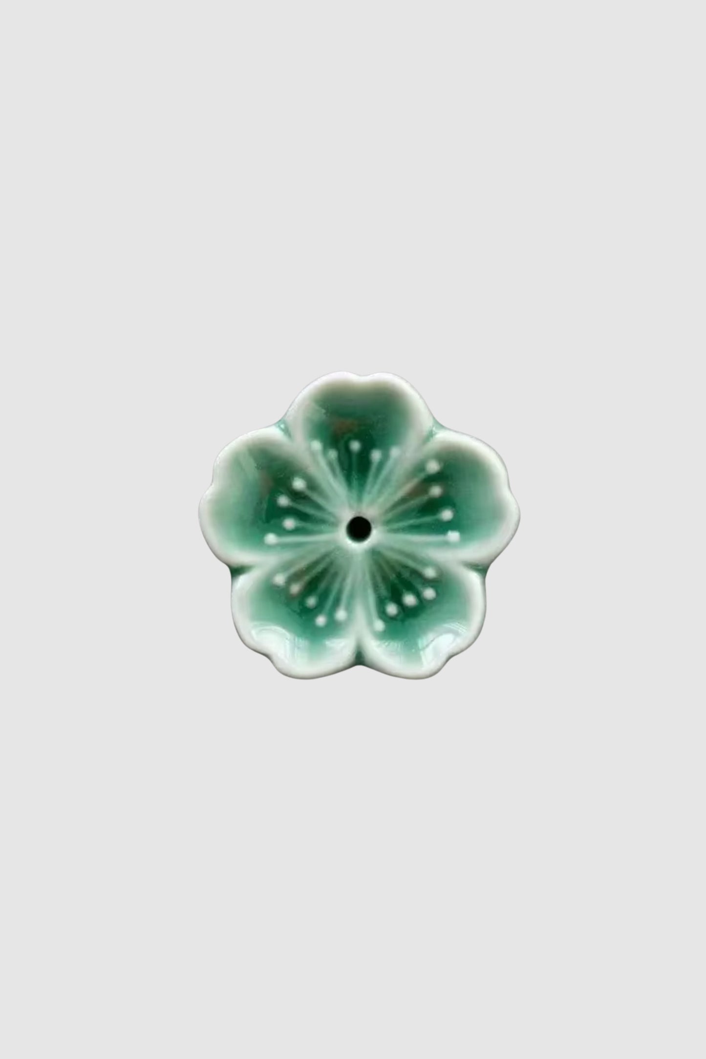 Blossom Incense Holder (Green)