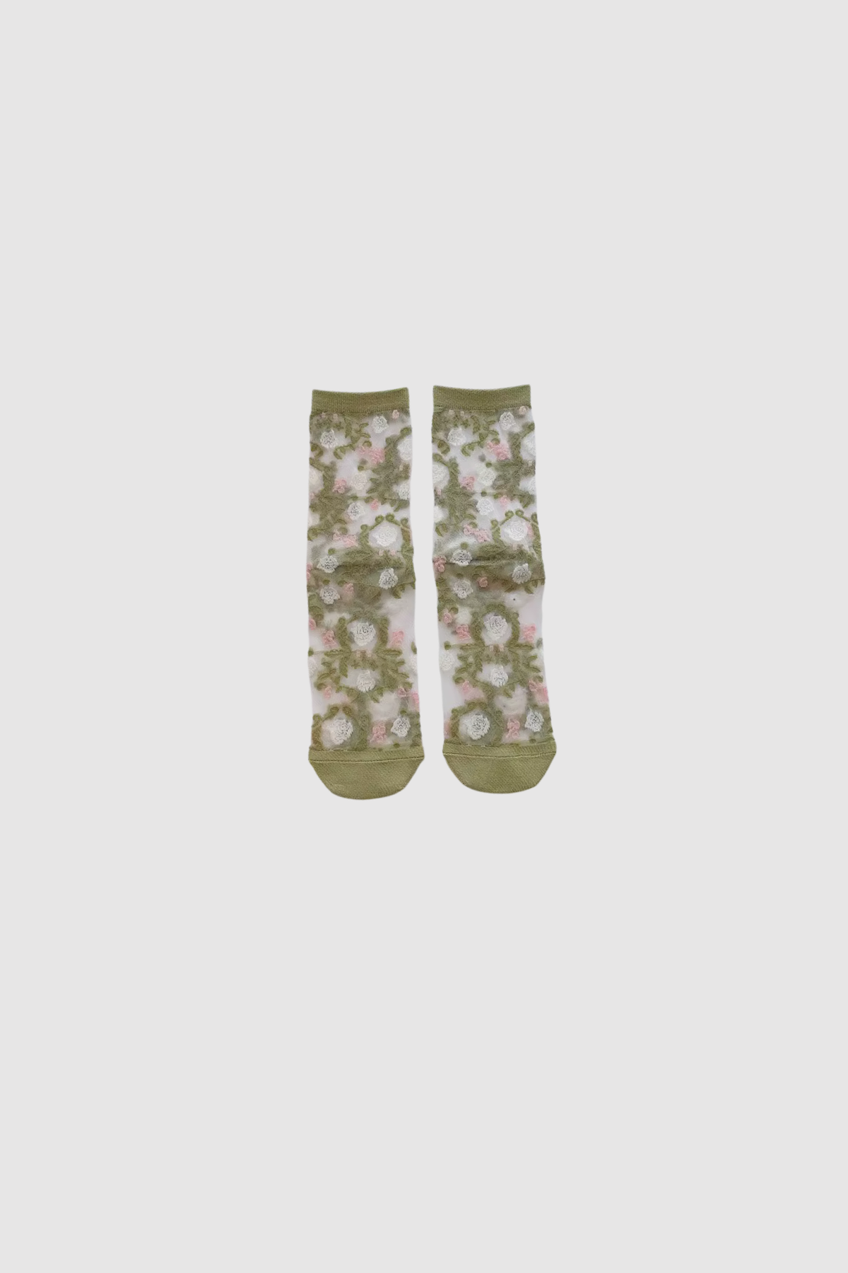 Pattern Sheer Socks (2)