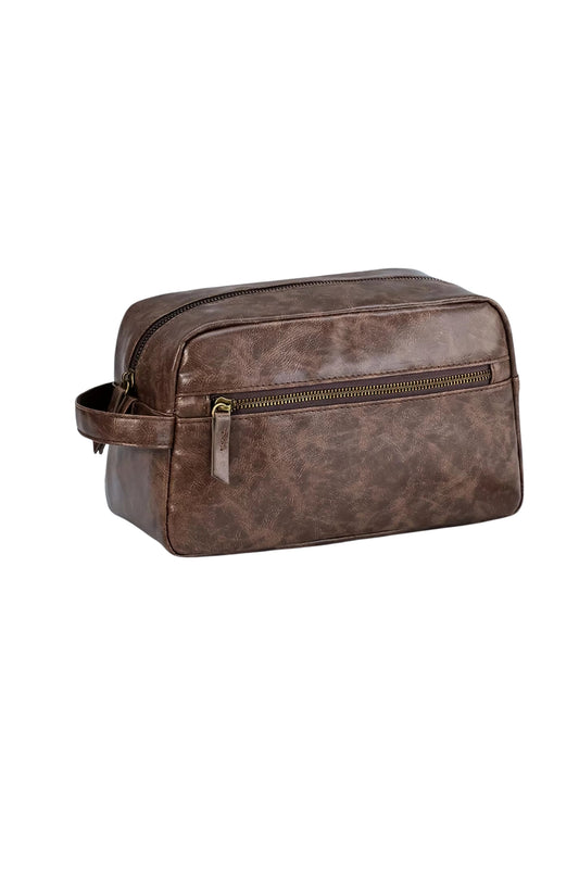 Harvey Toiletry Bag (Chocolate)