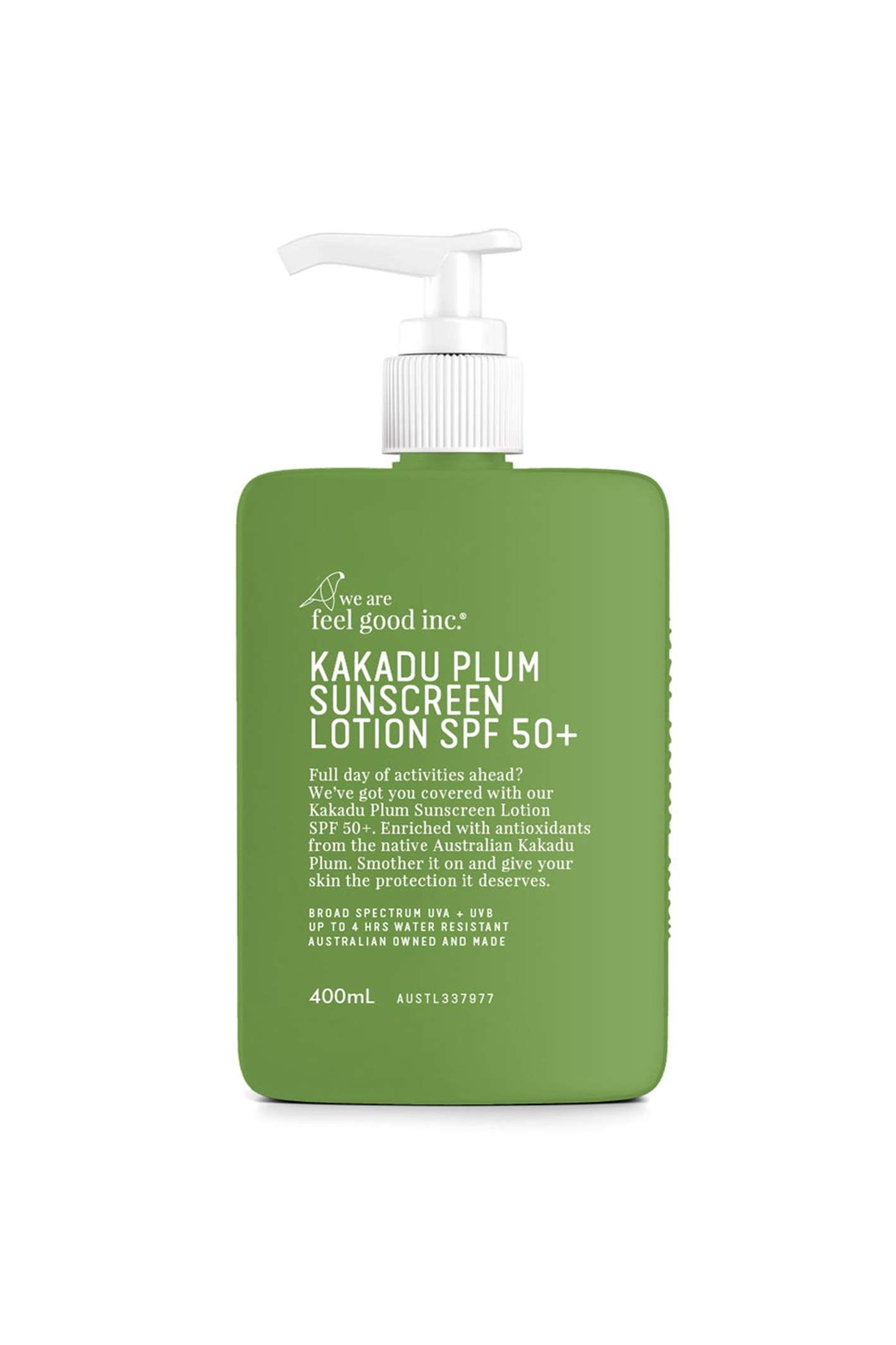 Kakadu Sunscreen Lotion SPF50+ (400ml)