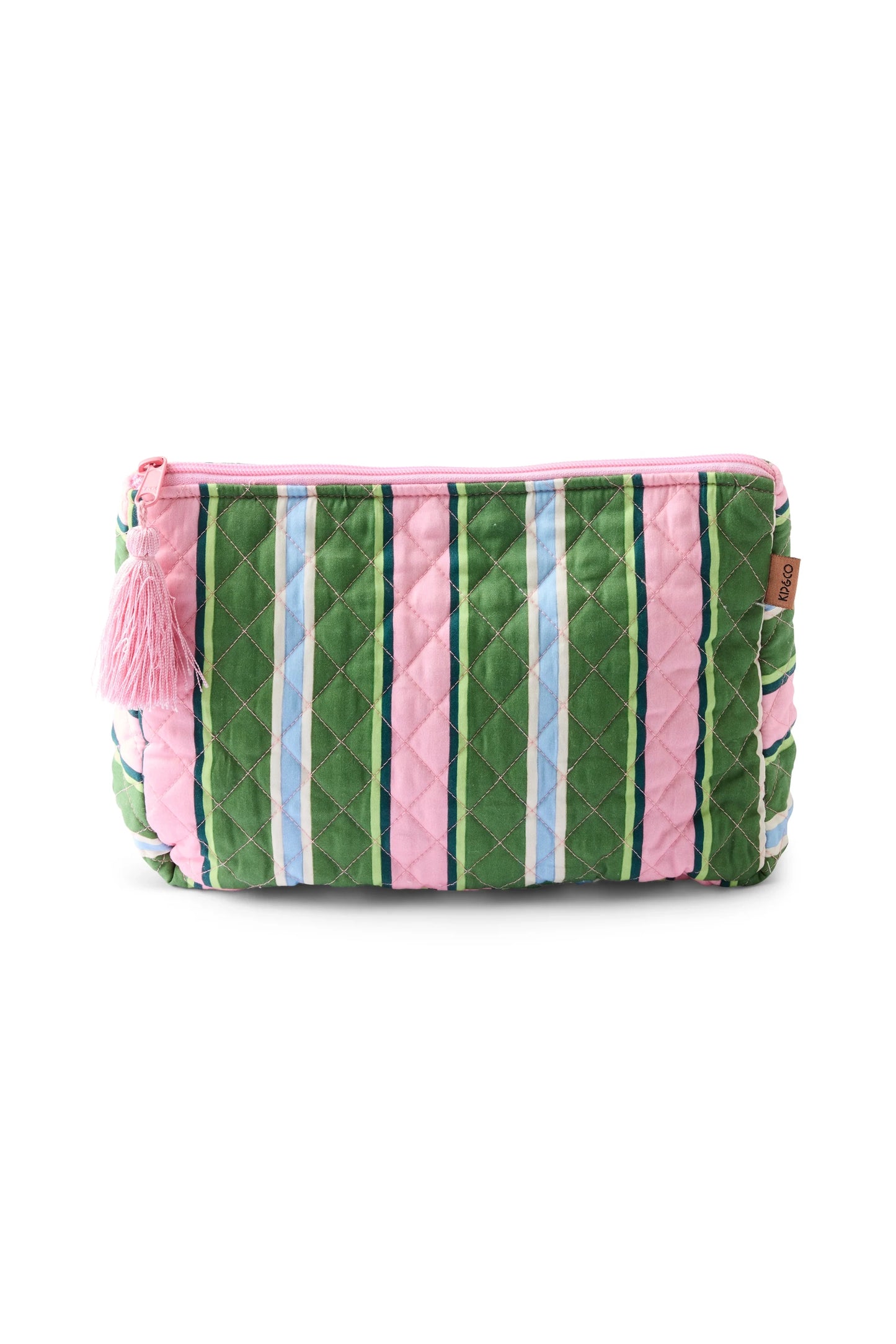 Cactus Stripe Quilted Toiletry Purse
