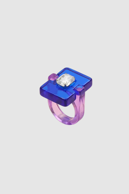 Flat Top Multi Ring (Pur/Blu)