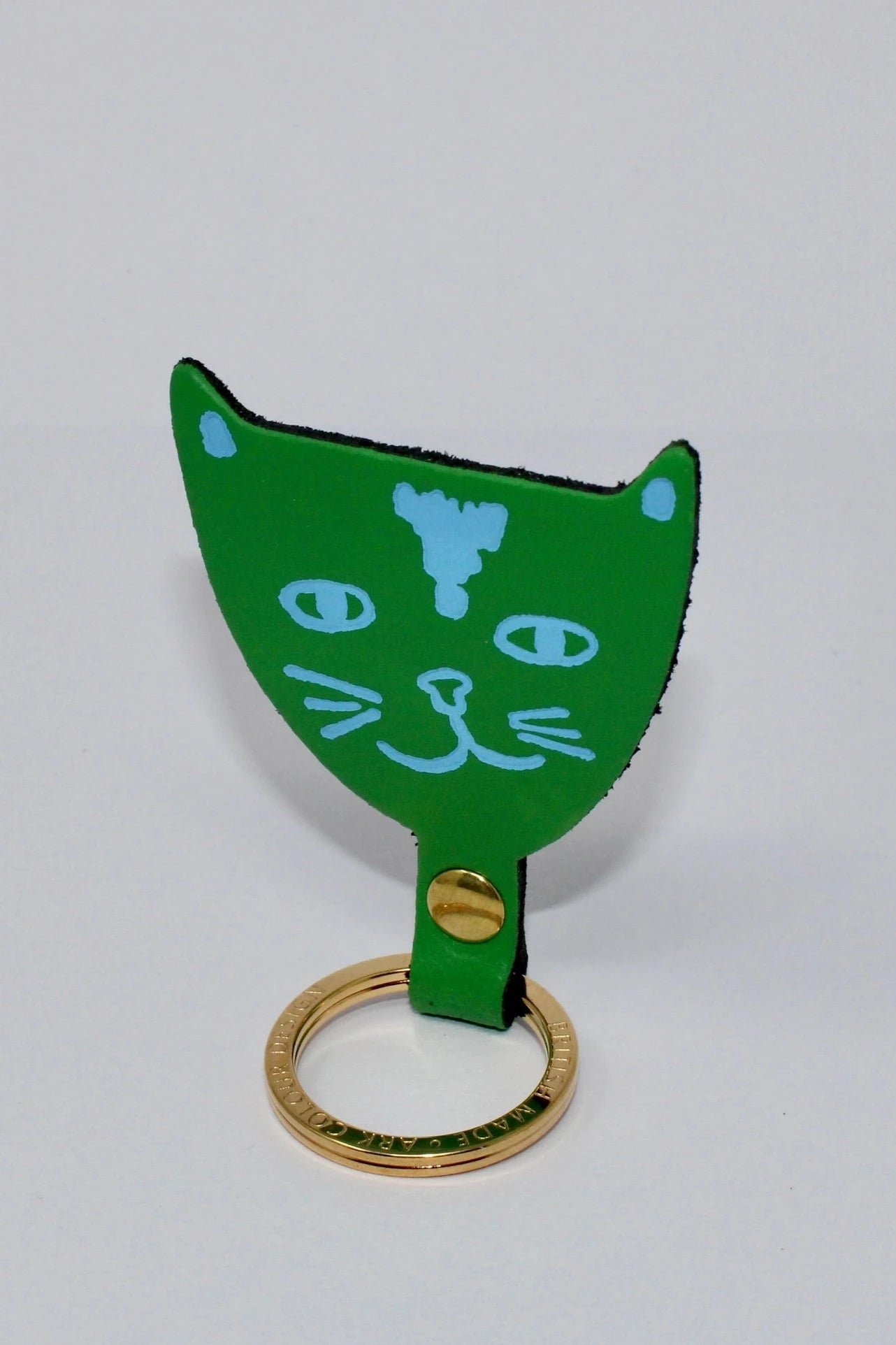 Cat Keyring (Green)