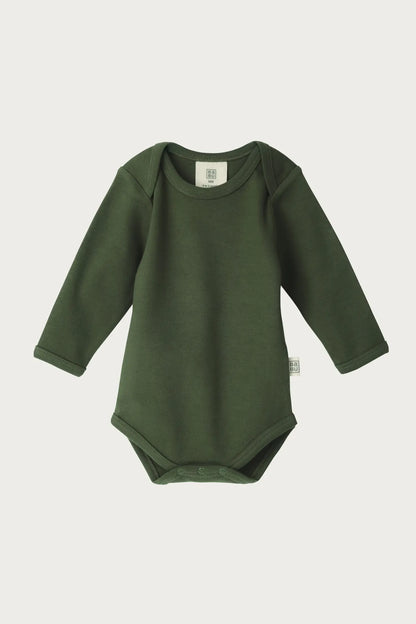 Long Sleeve Bodysuit (Moss)