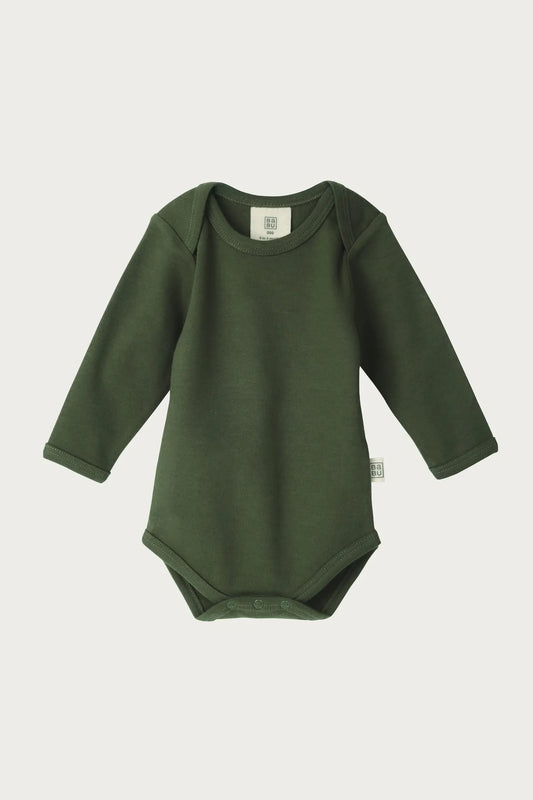Long Sleeve Bodysuit (Moss)