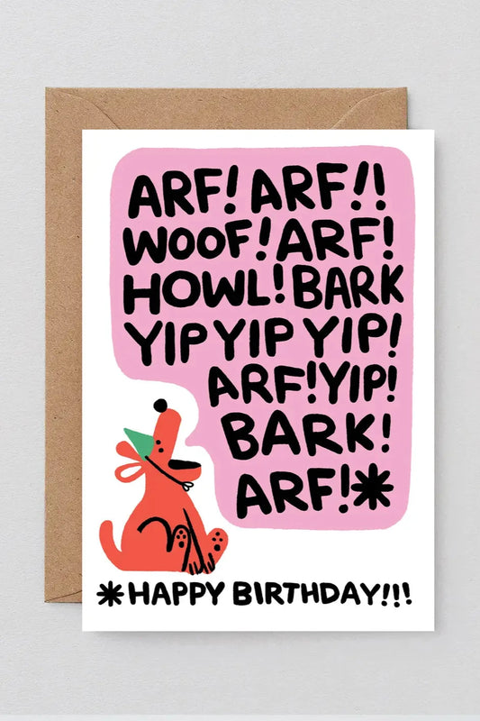 Birthday Bark Card