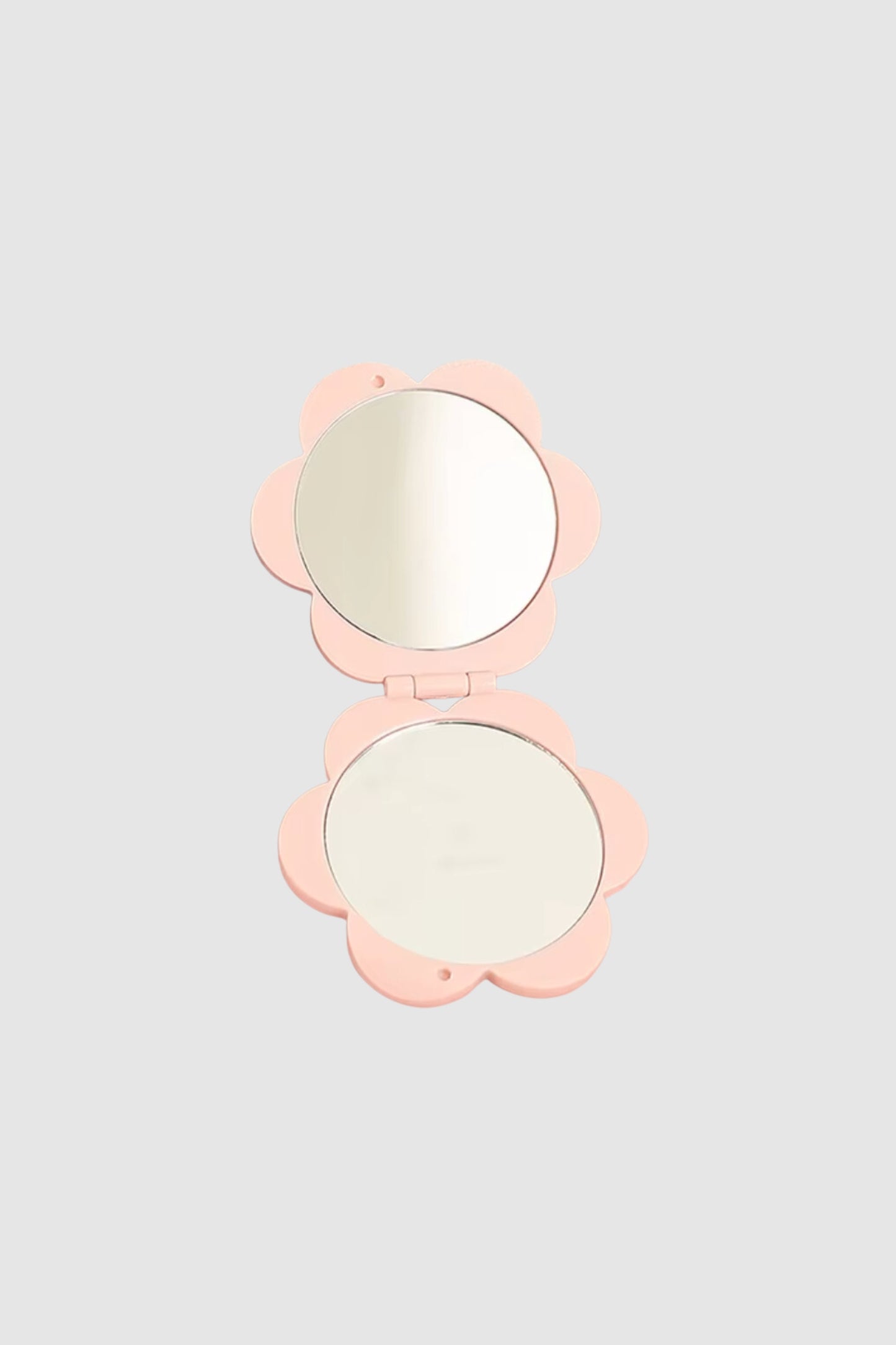 Flower Compact Mirror (Pale Pink)