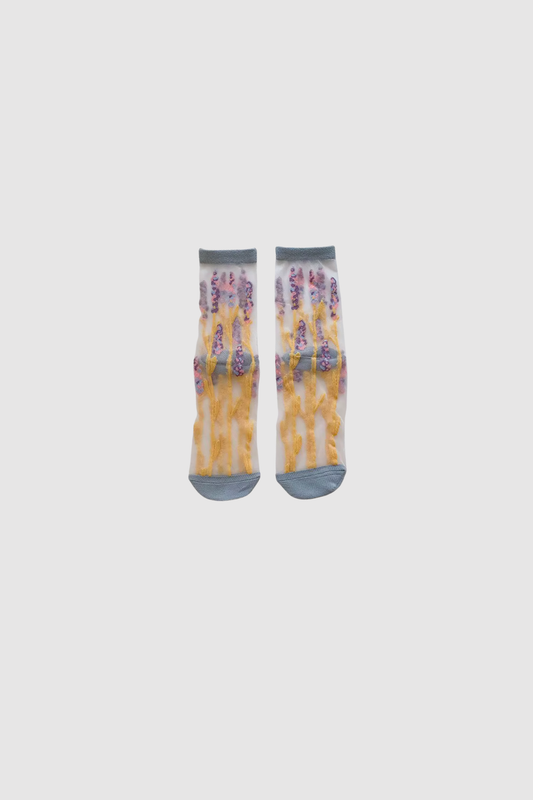 Pattern Sheer Socks (4)
