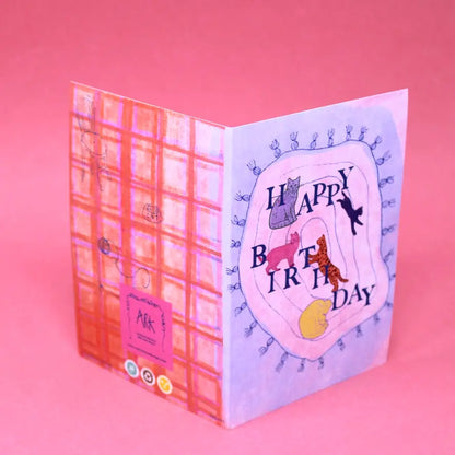 Happy Birthday Cats Card