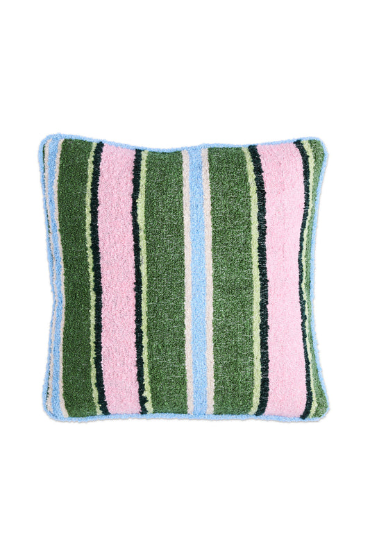 Cactus Stripe Boucle Cushion