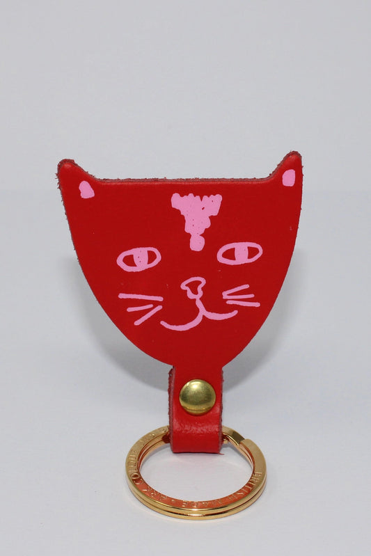 Cat Keyring (Red)