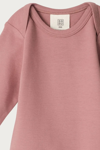 Long Sleeve Bodysuit (Rose)
