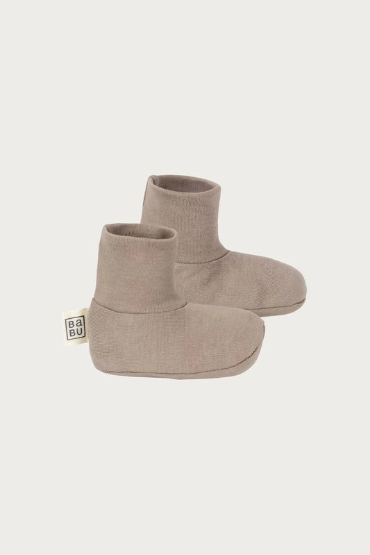 Cotton Booties (Walnut)