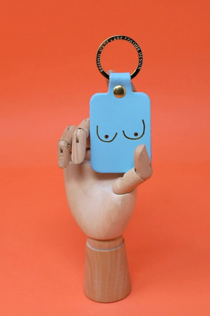 Boobs Keyring (Turqoise)