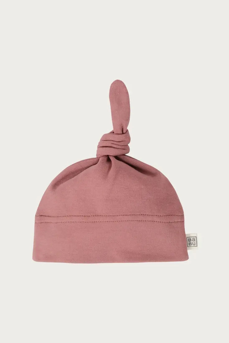 Knotted Beanie (Rose)