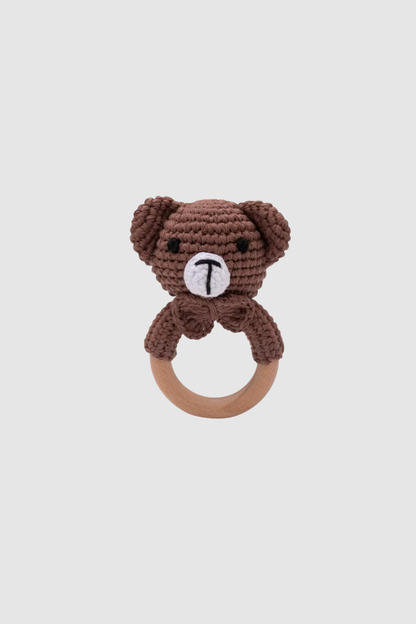 Crochet Rattle (Bear)