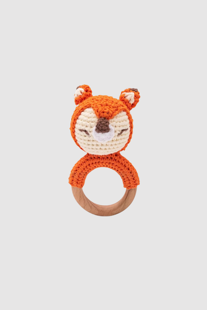 Crochet Rattle (Fox)