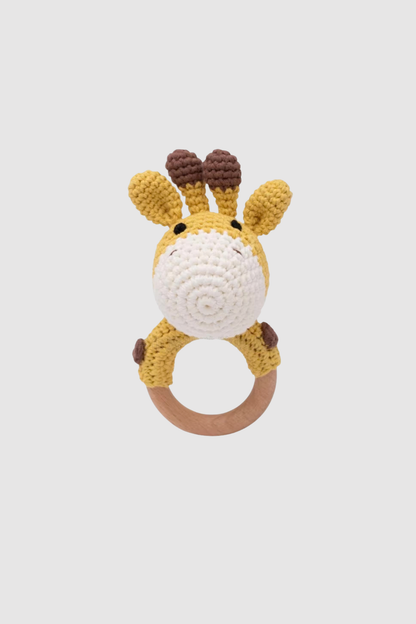 Crochet Rattle (Giraffe)