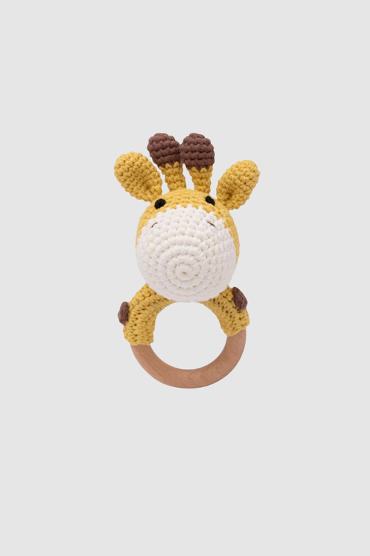 Crochet Rattle (Giraffe)