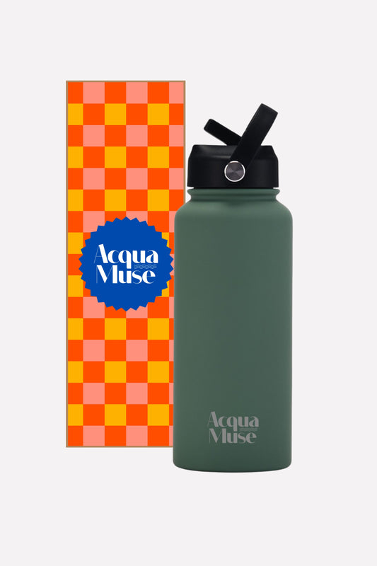 Acqua 1L Bottle (Forest/Black)