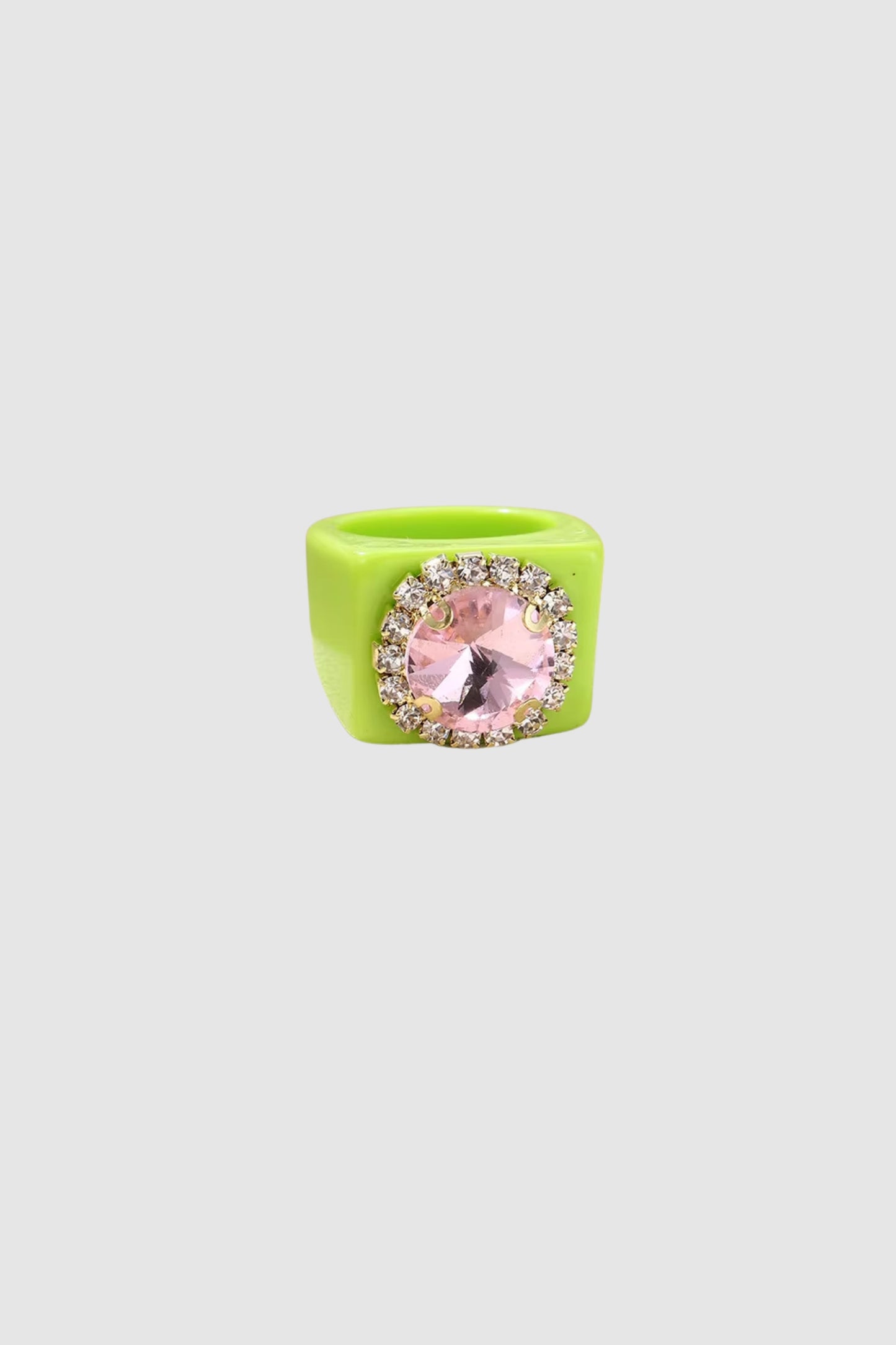 Chunky Rhino Ring (App/Pink)