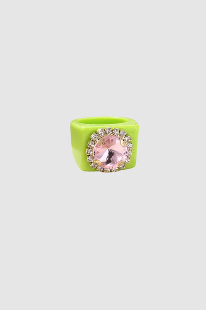 Chunky Rhino Ring (App/Pink)